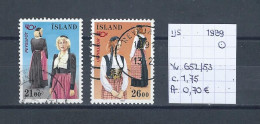 (TJ) IJsland 1989 - YT 652/53 (gest./obl./used) - Usados