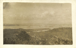 Cuba, GUANTANAMO BAY, Panorama, US War Ships (1910s) RPPC Postcard - Cuba