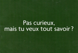 CPM - E - MC DO - RIEN A CACHER - PAS CURIEUX MAIS TU VEUX TOUT SAVOIR ? - Restaurants