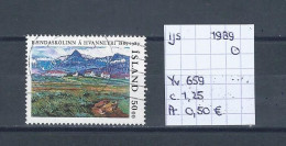 (TJ) IJsland 1989 - YT 659 (gest./obl./used) - Usados