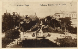 Cuba, HAVANA, Parque De La India (1930s) RPPC Postcard - Cuba