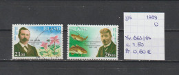 (TJ) IJsland 1989 - YT 663/64 (gest./obl./used) - Oblitérés