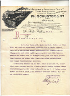 1910 GERMANY COLOGNE+INVOICE+PH.SCHSTER & Co. MACHINE & ARMOR Company+IRON & METAL FOUNDRY-F153 - 1900 – 1949