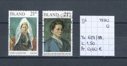 (TJ) IJsland 1990 - YT 677/78 (gest./obl./used) - Usati