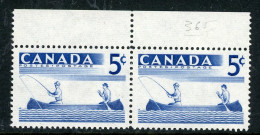 Canada 1957 MNH Fishing - Nuevos