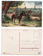(WW1) 313, Carte Allemande, R&K No 500, Wanen Vor Paris, état - Guerra 1914-18