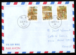 TAIWAN - Lettre De Taipei Pour La France 1996 - Covers & Documents