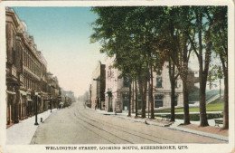 Rue Wellington Regardant Vers Le Sud, Sherbrooke, Quebec Wellington Street Looking South - Sherbrooke