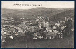 Luxembourg. Diekirch. Vue Prise De La Colline Du Herrenberg Avec L'église Saint--Laurent. 1907 - Diekirch