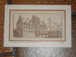 ZEMST - CHATEAU D'ELEWYT. FACADE EXTERIEURE - BRABANT. - Zemst