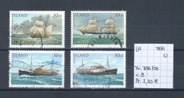 (TJ) IJsland 1991 - YT 706/09 (gest./obl./used) - Oblitérés