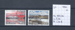 (TJ) IJsland 1993 - YT 735/36 (gest./obl./used) - Usados