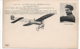 ROLAND GARROS  SUR MONOPLAN BLERIOT   EDITEUR F.F PARIS - Hommes Politiques & Militaires