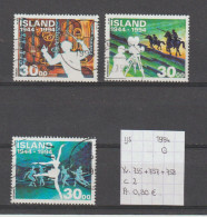(TJ) IJsland 1994 - YT 755 + 757 + 758 (gest./obl./used) - Oblitérés