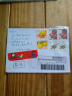 Brasil  Air Letter 1999 Registered.from Macaubal Sp.to Uruguay Defs Incl Chingolo*2.DH Pmk Late Hour.e7.reg Post . - Covers & Documents