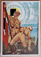 Propaganda Gedenkpostkarte Zum 9. November "und Ihr Habt Doch Gesiegt" Gustav Goetschel Fuerth - Guerra 1939-45