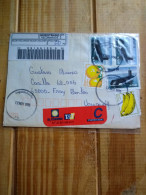Brasil  Air Letter 1998 Registered.from To.augustinopolis To Uruguay 3* Submarine Stamp 1998+ Defs.e7.reg Post . - Brieven En Documenten