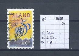 (TJ) IJsland 1995 - YT 786 (gest./obl./used) - Usati