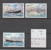 (TJ) IJsland 1995 - YT 790 + 791 + 792 (gest./obl./used) - Oblitérés