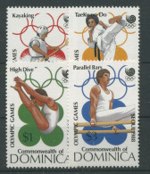 Dominica 1988 Olympiade Seoul 1081/84 Postfrisch - Dominica (1978-...)