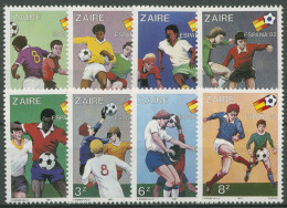 Kongo - Zaire 1981 Fußball-WM '82 In Spanien 722/29 Postfrisch - Neufs