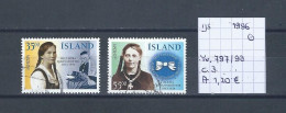 (TJ) IJsland 1996 - YT 797/98 (gest./obl./used) - Usados