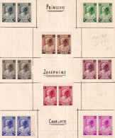 COB 458 - 465 - Chaque Paire Contient Un Oblitéré Et Un ** - Unused Stamps
