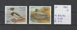 (TJ) IJsland 1997 - YT 815/16 (gest./obl./used) - Usati