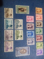 EGYPT :1937 -39 , Complete SET OF King Farouk Stamps , VF - Gebruikt