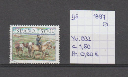 (TJ) IJsland 1997 - YT 832 (gest./obl./used) - Gebruikt