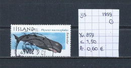 (TJ) IJsland 1999 - YT 859 (gest./obl./used) - Usati