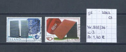 (TJ) IJsland 2002 - YT 935/36 (gest./obl./used) - Used Stamps