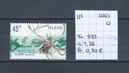 (TJ) IJsland 2003 - YT 973 (gest./obl./used) - Usati