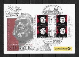 2017 Joint Germany And Brazil, GERMAN FDC STAMP FAIR COVER: Martin Luther - Joint Issues