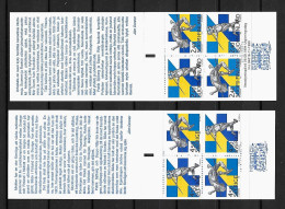 1994 Joint Finland And Sweden, BOTH BOOKLETS WITH 4 STAMPS MINT: Athletics - Joint Issues