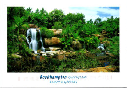 4-12-2023 (1 W 16) Australia - QLD - Rockhampton Kershay Gardens (Waterfall) Posted With Bird Stamp - Rockhampton