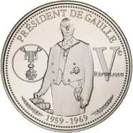 France, Médaille, Vème République, Président De Gaulle, FDC, Cupro-nickel - Altri