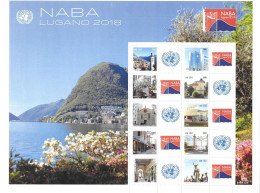 United Nations UNO UN Vereinte Nationen Geneva Genève 2018 Naba Lugano Mi No. 1031-40 Sheet KB MNH ** Postfr. - Nuevos