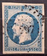 France 1852 Louis-Napoléon N°10 Ob PC 297 TTB  Cote 50€ - 1852 Louis-Napoléon