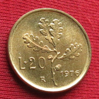 Italy 20 Lire 1976 KM# 97.2 Lt 1701 *VT Italia - Andere & Zonder Classificatie