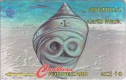 Anguilla - GPT, ANG-141A, Carib Mask, Masks, 10EC$, 5.000ex, 1997, Used - Anguilla