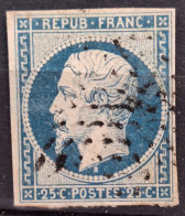 France 1852 Louis-Napoléon N°10 Ob Un Clair  Cote 45€ - 1852 Louis-Napoléon