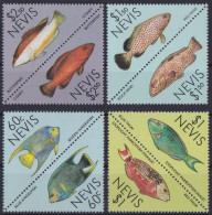 F-EX46527 NEVIS MNH 1987 SEA MARINE WILDLIFE FISH PECES.  - Poissons