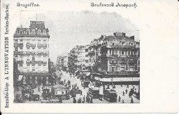 Bruxelles Boulevard Anspach  14-5-1901 - Lanen, Boulevards