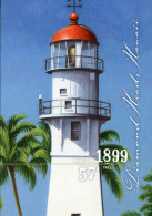 ENTIER POSTAL De 2007 Sur CP Des US Avec Timbre Et Illust. "PHARE DE DIAMOND HEAD De 1899, HAWAII" - 2001-10