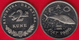 Croatia 2 Kune 1995 Km#22 "50 Years Of FAO" UNC - Croatie