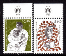 UNITED NATIONS GENEVA - 1984 FUTURE FOR REFUGEES SET (2V) FINE MNH ** SG G126-G127 - Unused Stamps