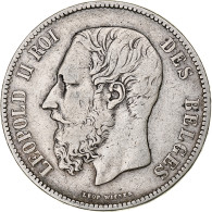 Monnaie, Belgique, Leopold II, 5 Francs, 5 Frank, 1870, Bruxelles, TB+, Argent - 5 Francs