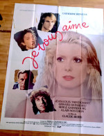 Affiche Ciné Orig JE VOUS AIME (BERRI DENEUVE DEPARDIEU GAINSBOURG SOUCHON) 1980 120X160 - Affiches & Posters