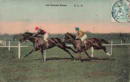 SPORTS - Hippisme - Les Courses Plates - Colorisé - E L.D - Carte Postale - Horse Show